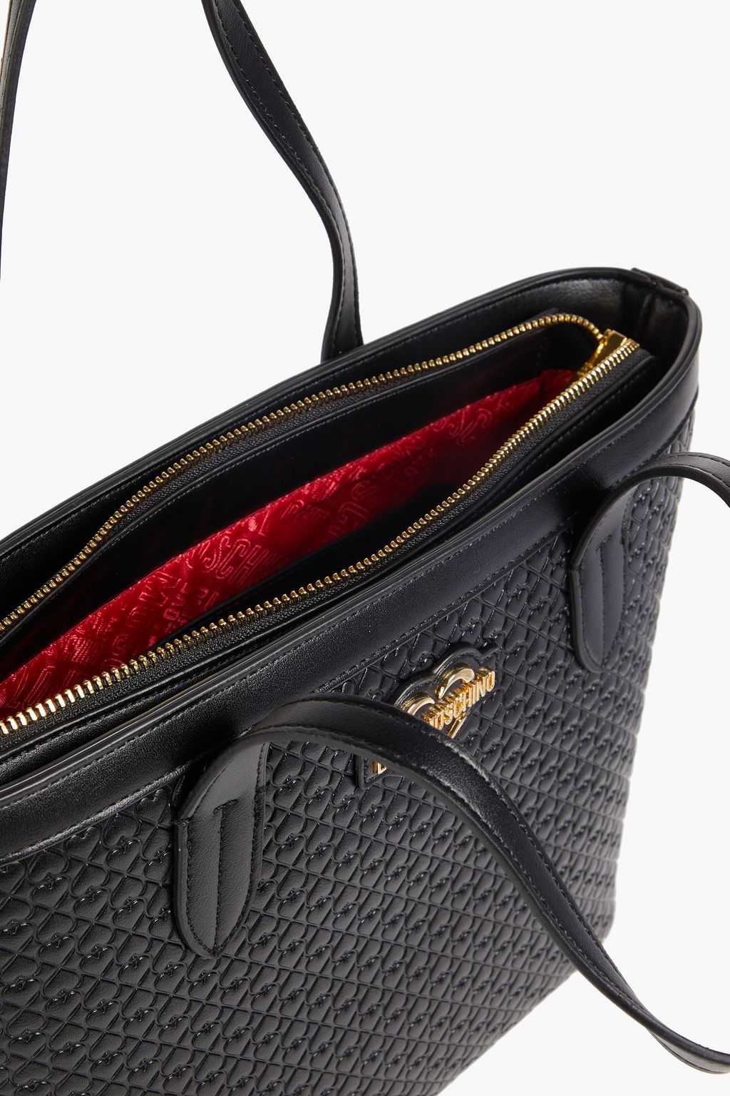 LOVE MOSCHINO Embossed faux leather tote