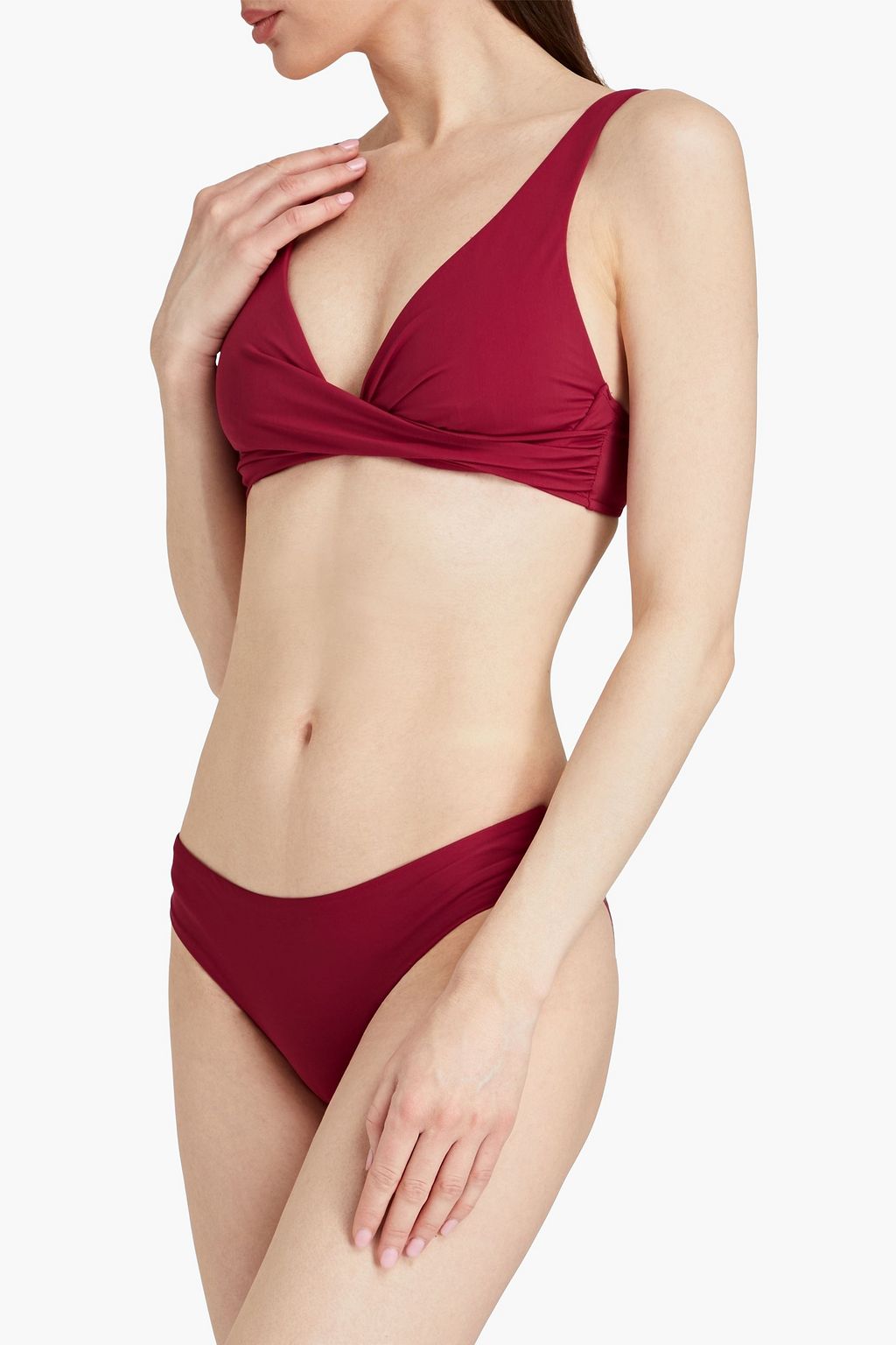 BONDI BORN Wren twisted triangle bikini top