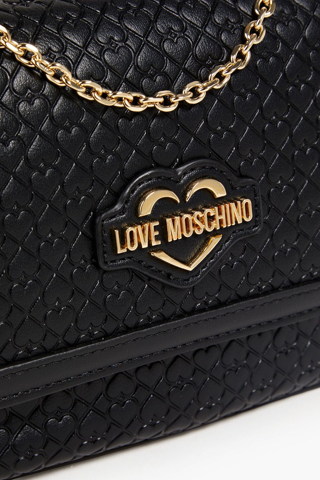 LOVE MOSCHINO Embossed faux leather shoulder bag