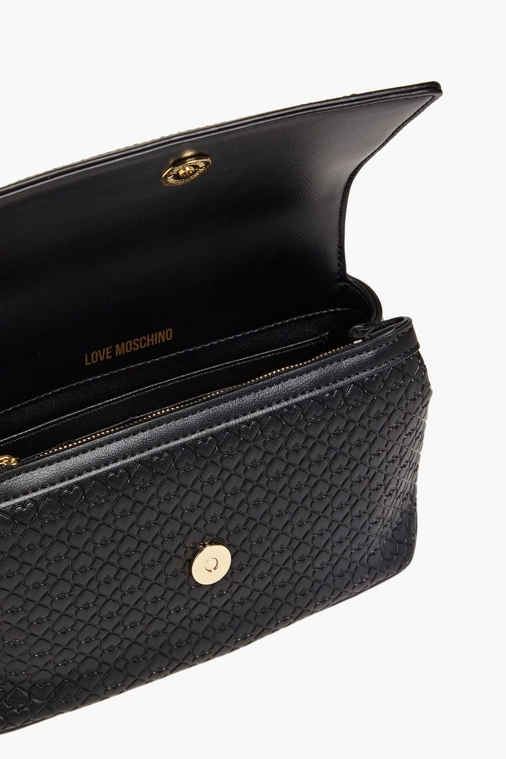 LOVE MOSCHINO Embossed faux leather shoulder bag