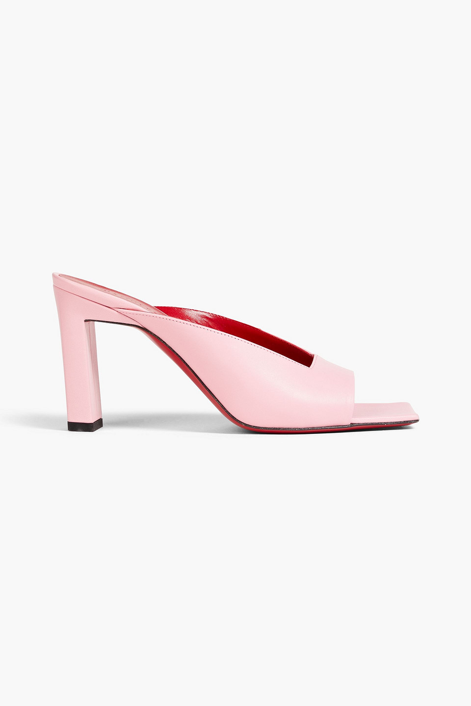 WANDLER ◆ Isa Leather Mules Wandler Isa Leather Mules In Bubblegum | ModeSens