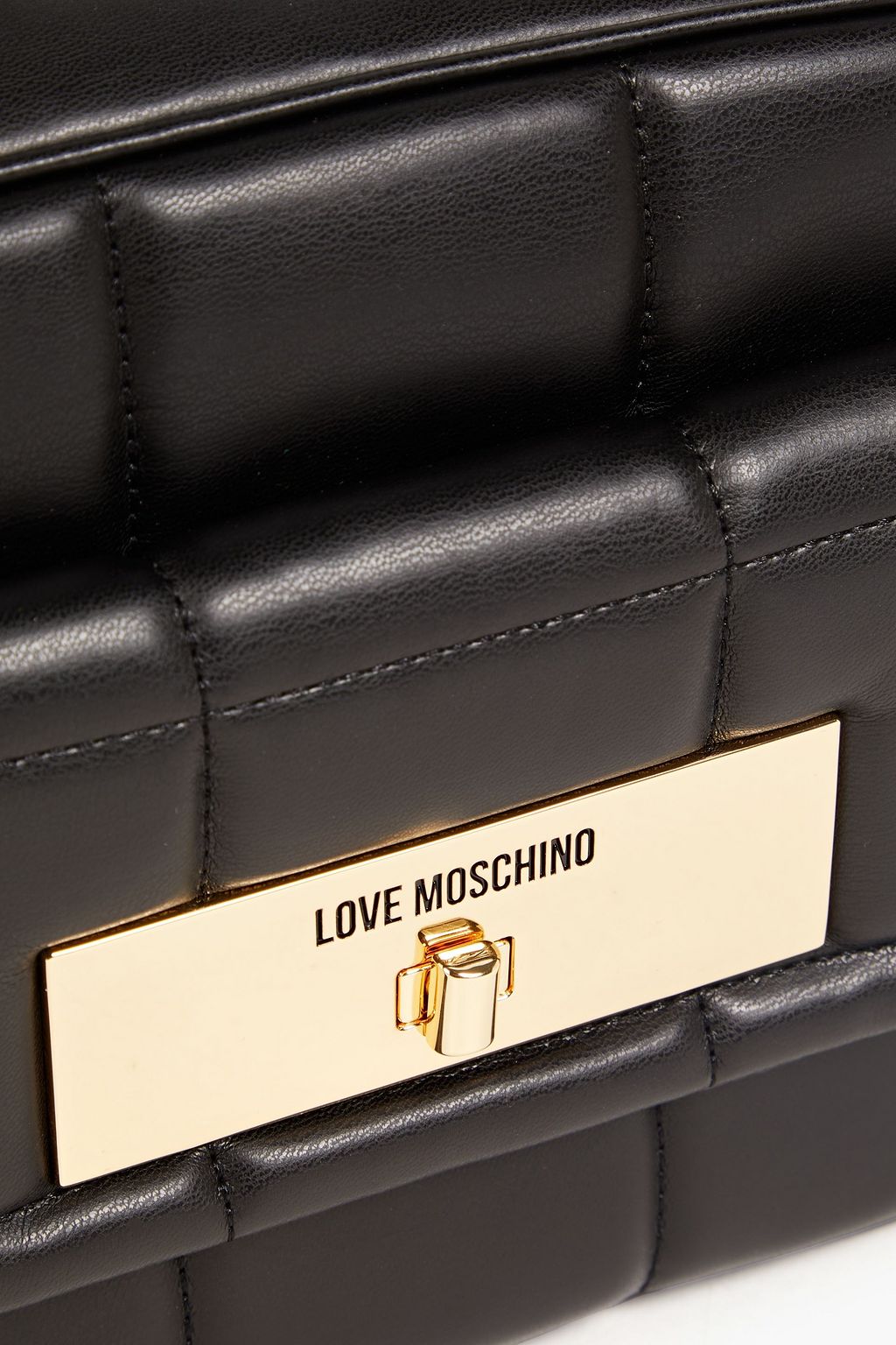 LOVE MOSCHINO Quilted faux leather cross-body bag