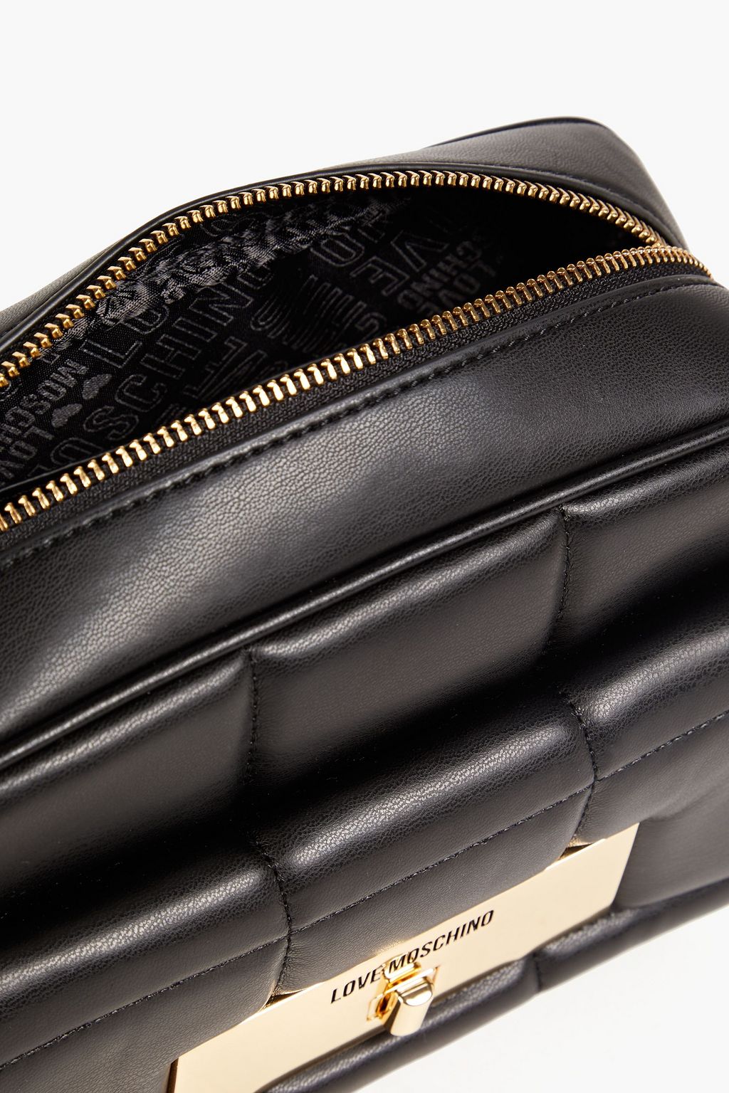 LOVE MOSCHINO Quilted faux leather cross-body bag