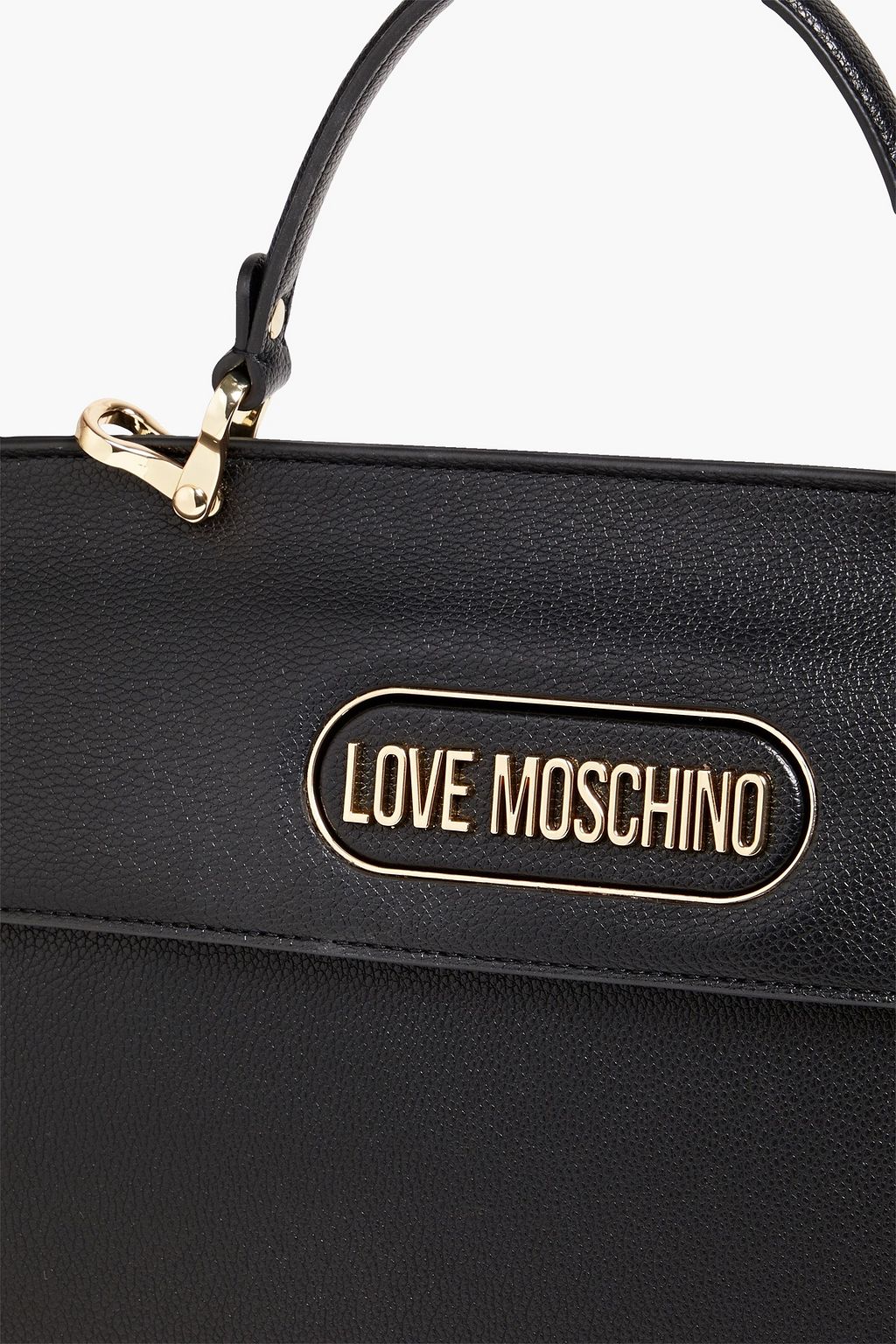 LOVE MOSCHINO Faux textured-leather tote