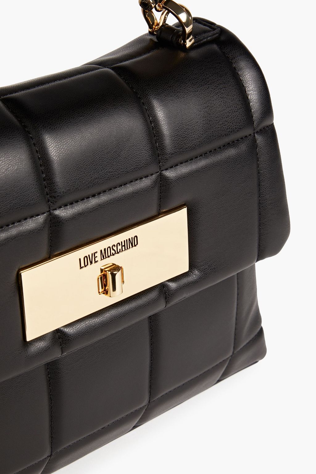 LOVE MOSCHINO Quilted faux leather tote