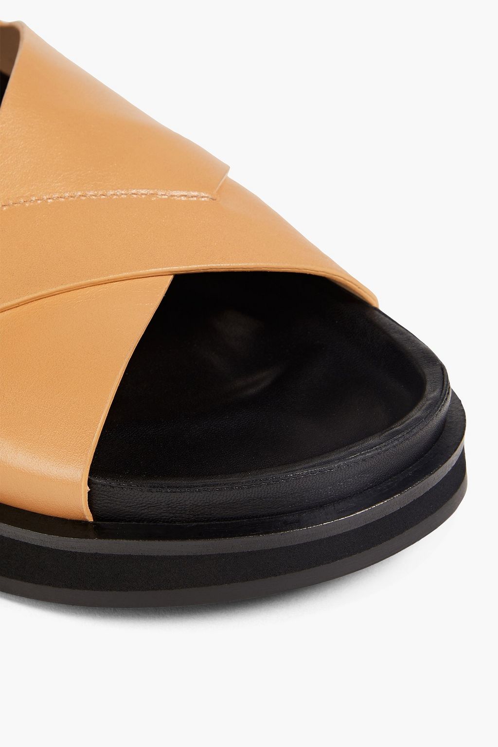WANDLER Leather platform sandals