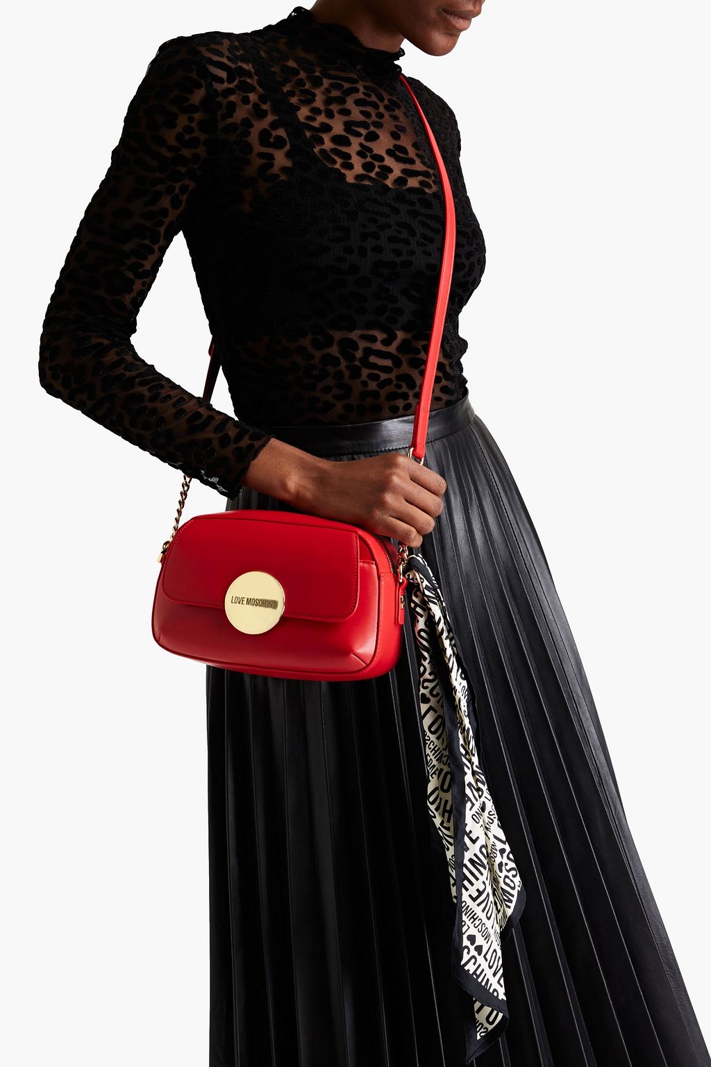 LOVE MOSCHINO Faux leather cross-body bag