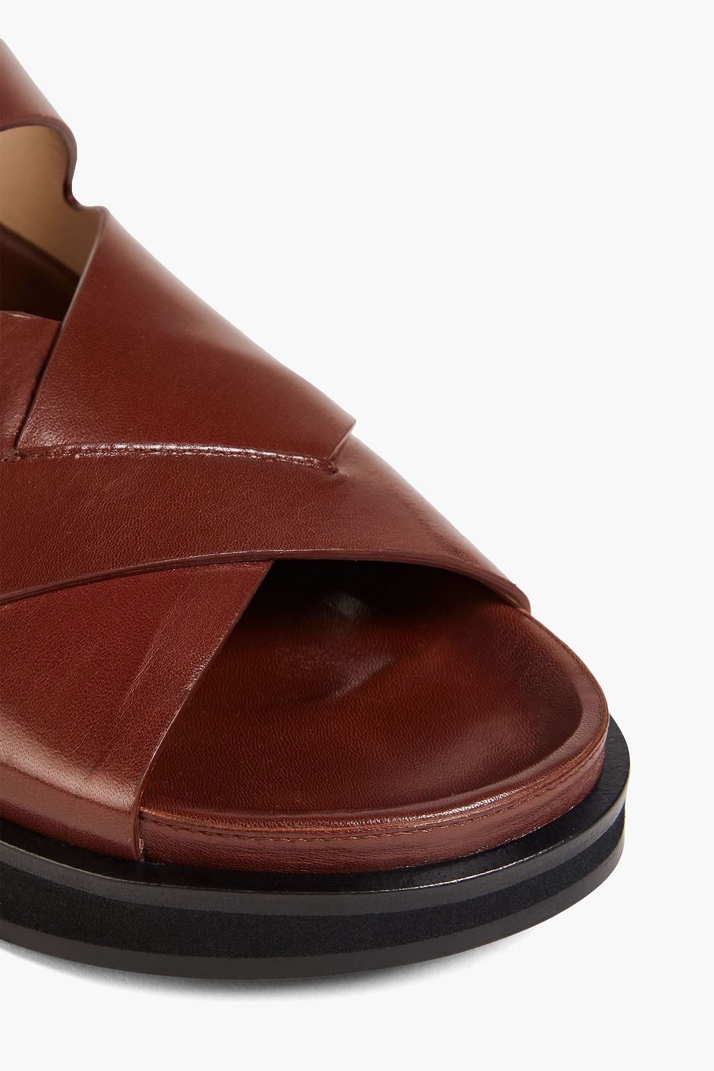 WANDLER Leather platform sandals