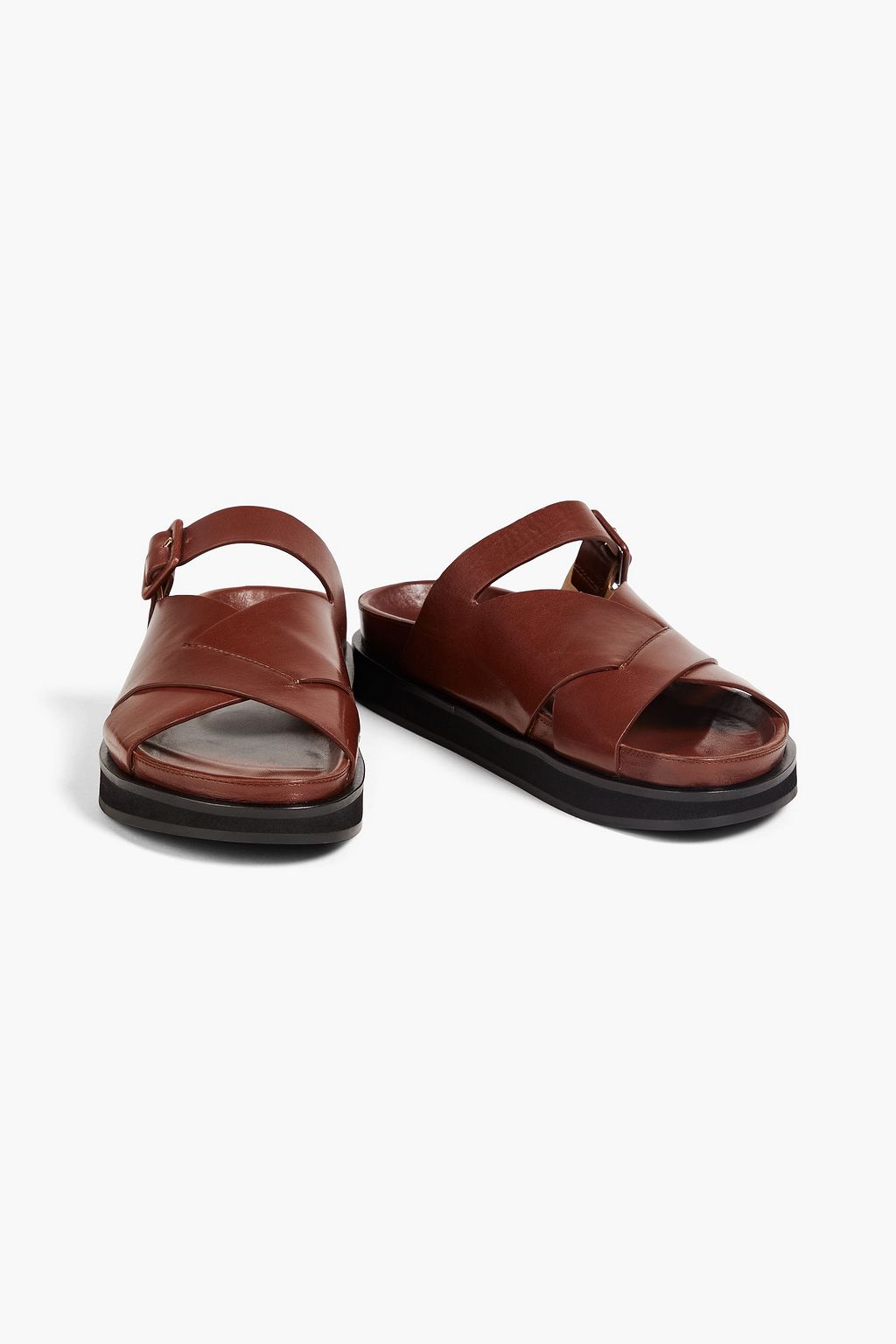 WANDLER Leather platform sandals