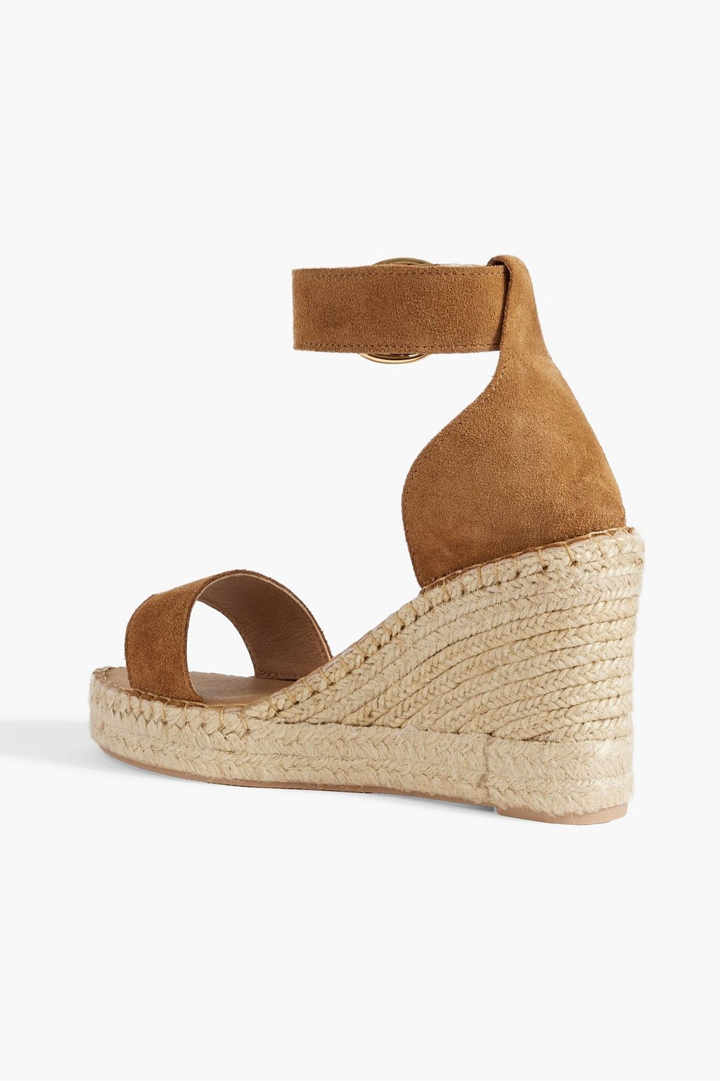 IRIS & INK Gaby suede espadrille wedge sandals