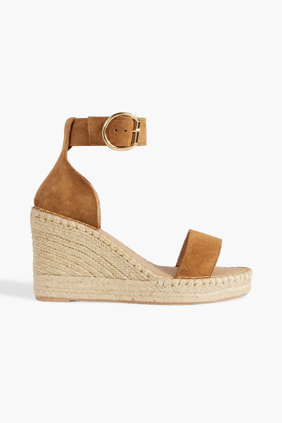 Gaby suede espadrille wedge sandals