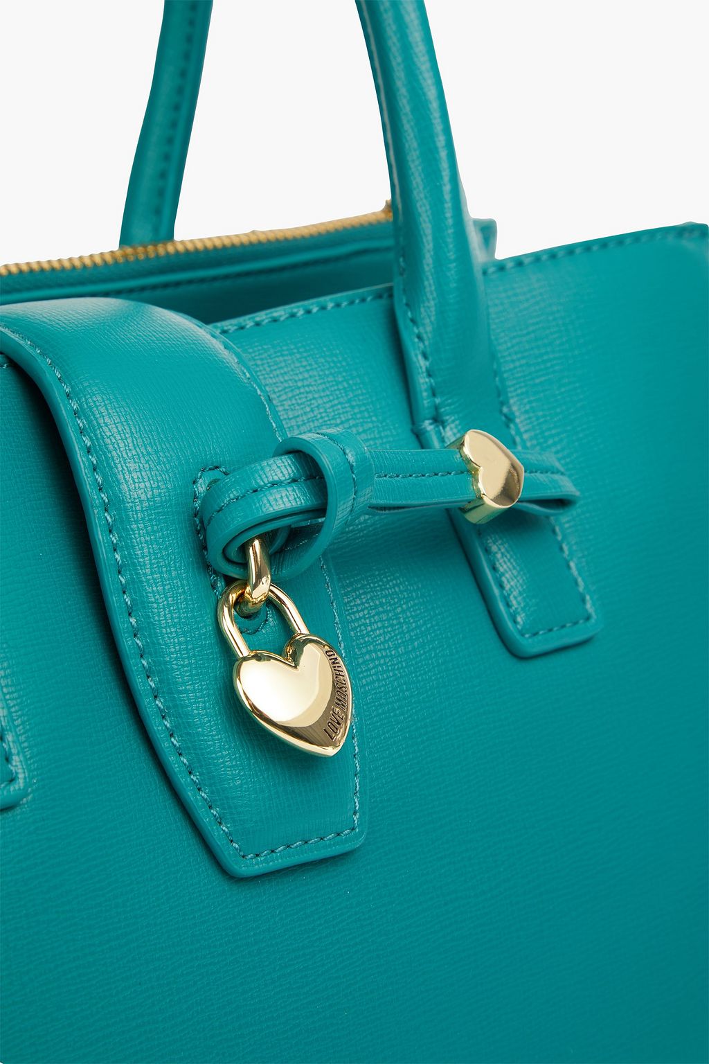 LOVE MOSCHINO Faux textured-leather tote