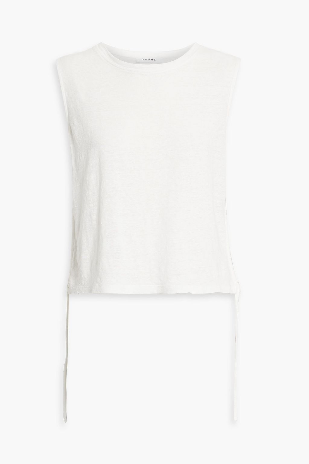 FRAME Linenjersey top THE