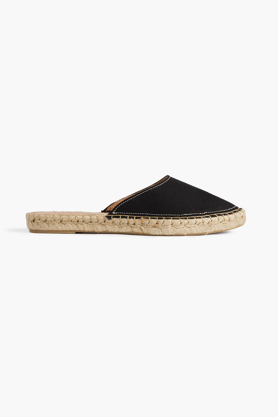 Last Studio Elery Canvas Espadrille Slippers In Black