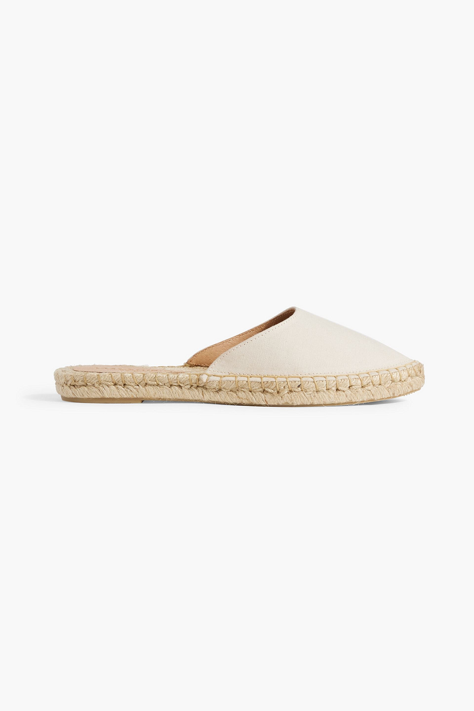 Last Studio Elery Canvas Espadrille Slippers In Cream