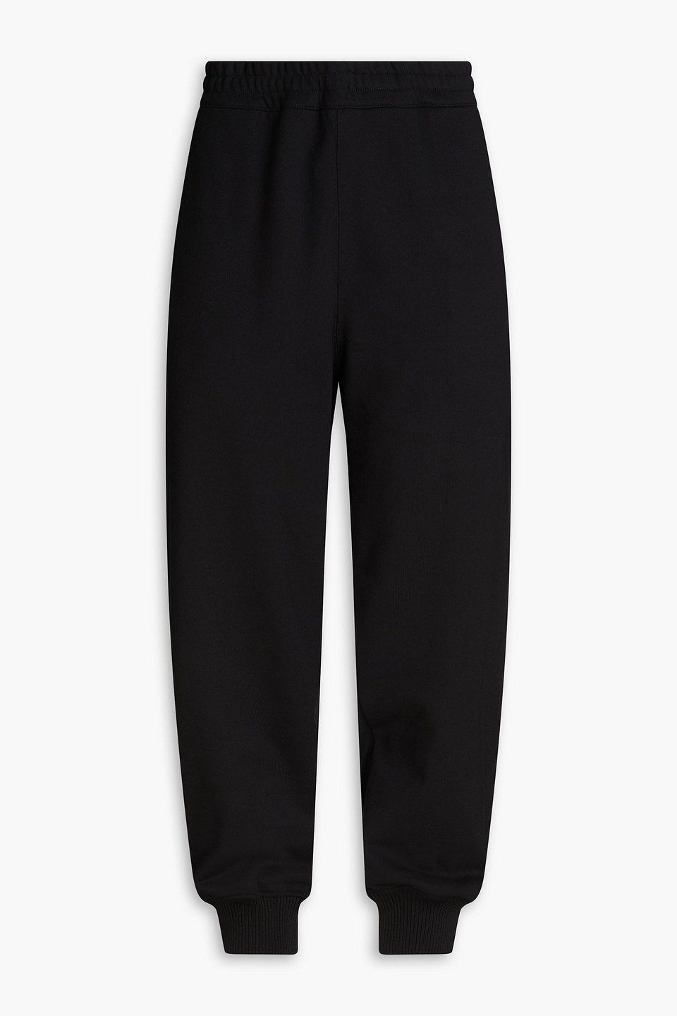 mcqueen - french cotton-terry track pants - black - it 42