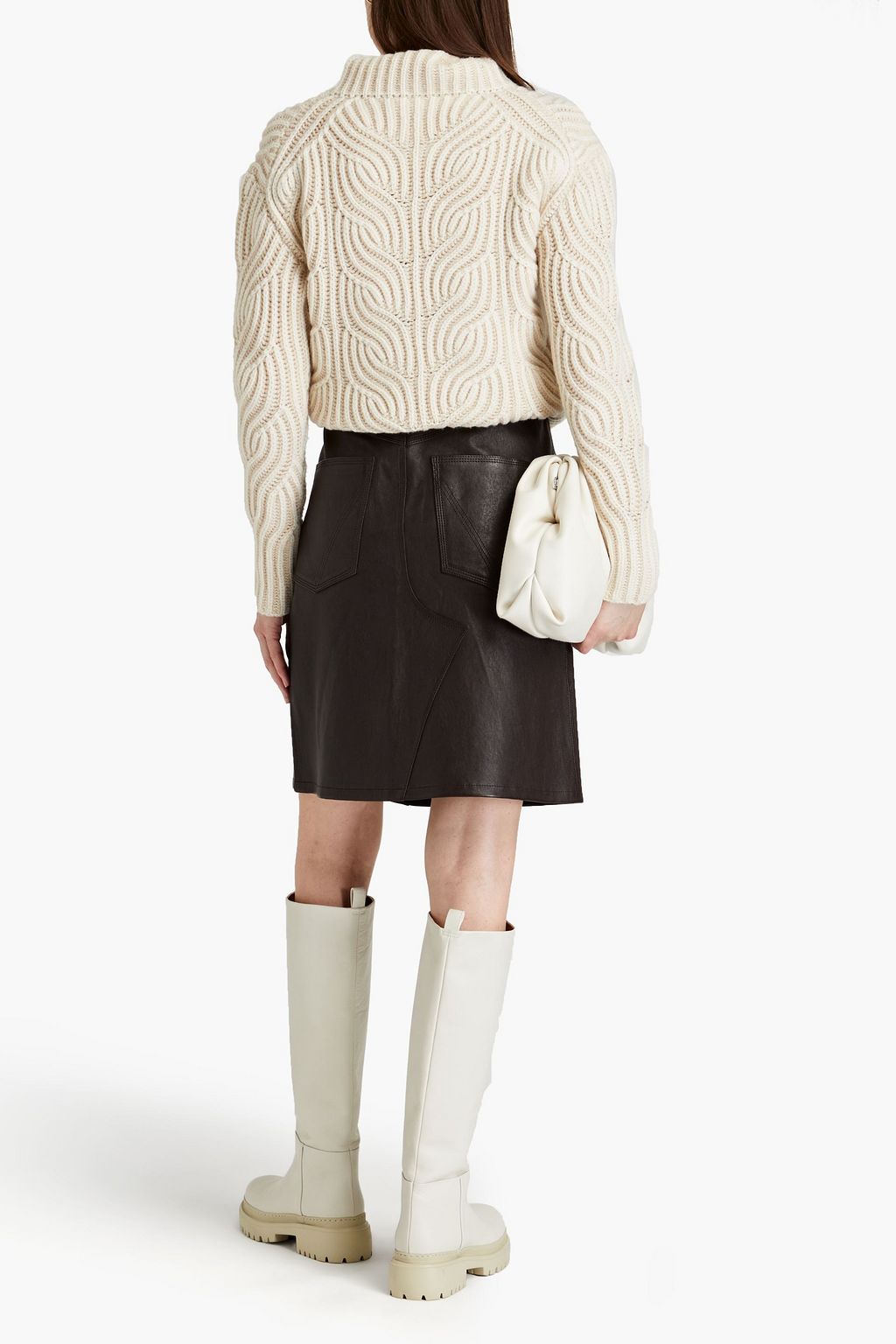 BOTTEGA VENETA Leather skirt