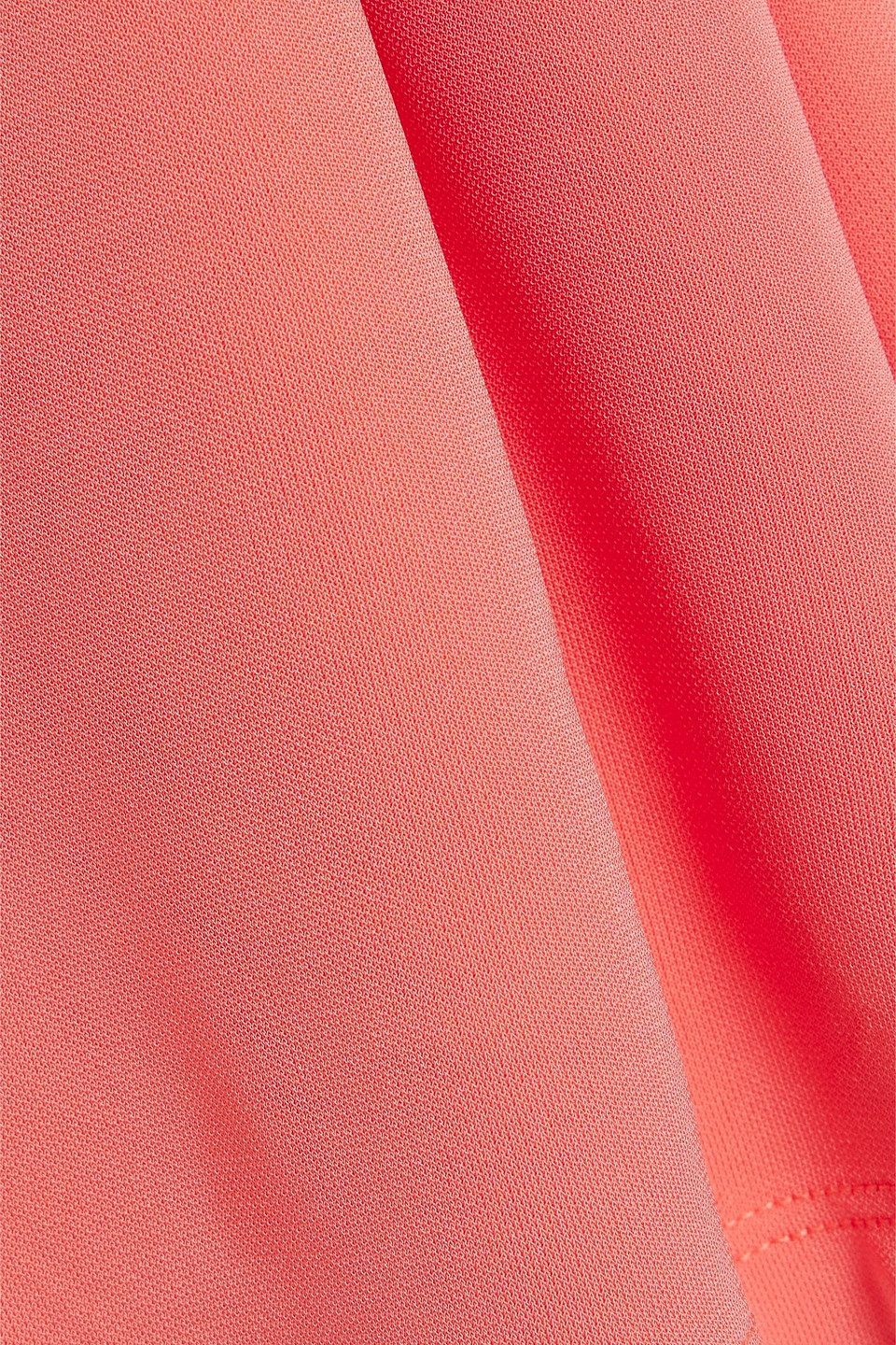 Zeynep Arcay Open-back Cutout Stretch-jersey Mini Dress In Coral