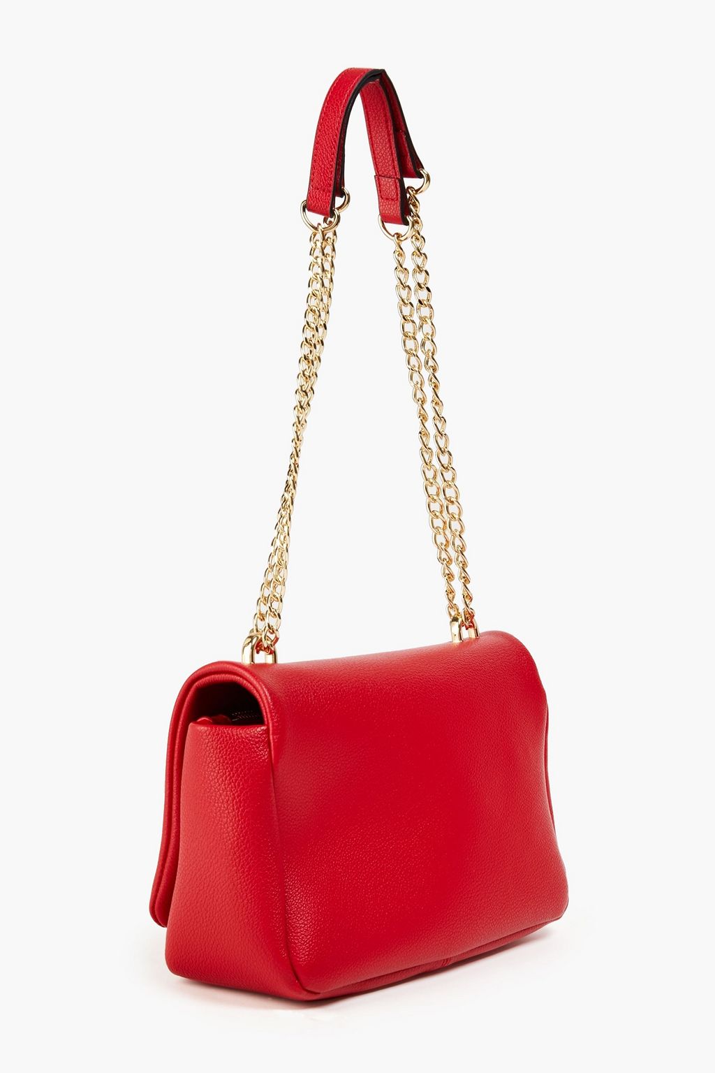 LOVE MOSCHINO Faux textured-leather shoulder bag