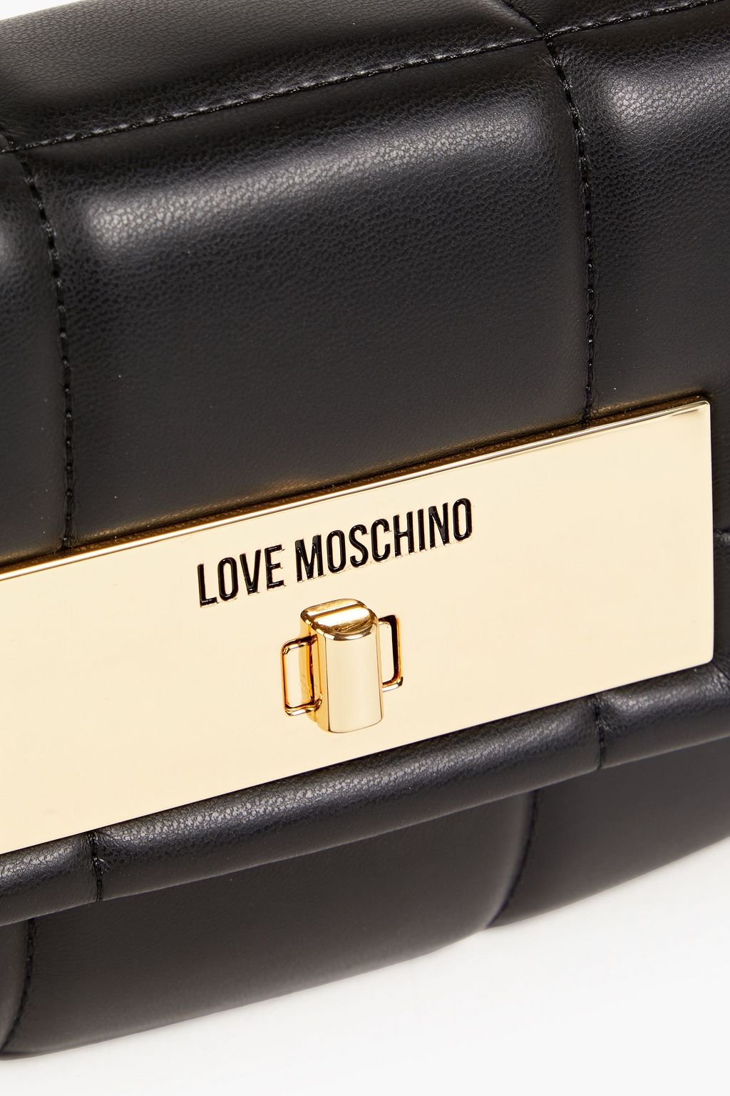 LOVE MOSCHINO Quilted faux leather shoulder bag