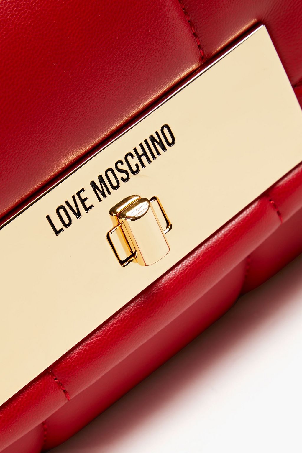 LOVE MOSCHINO Quilted faux leather shoulder bag