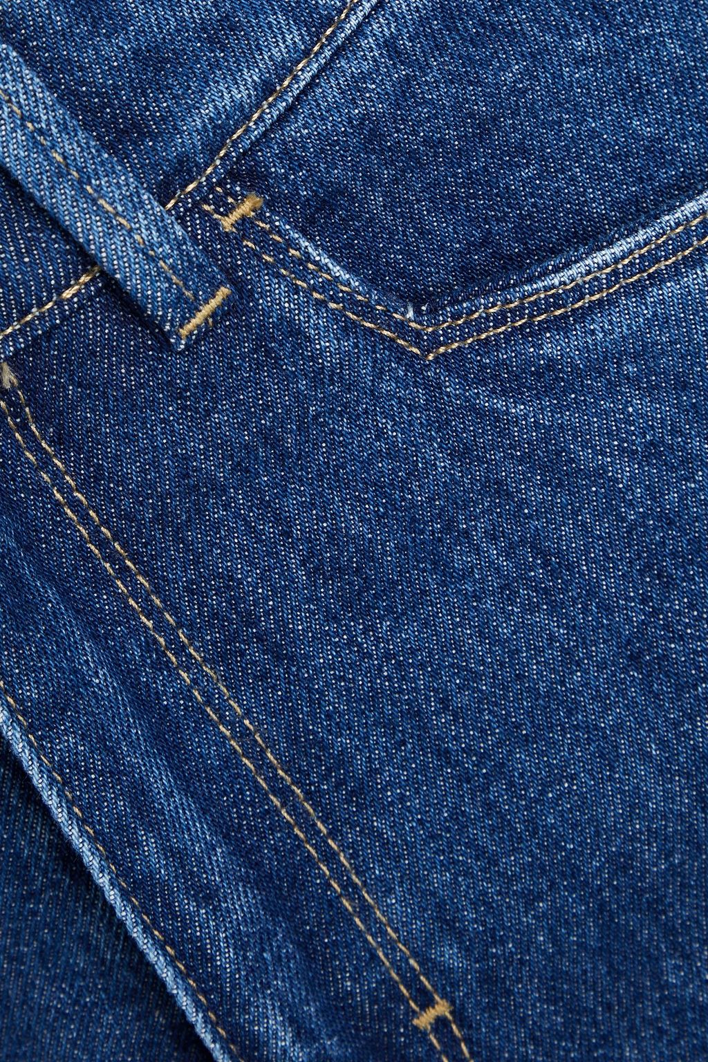 WANDLER Carnation mid-rise straight-leg jeans