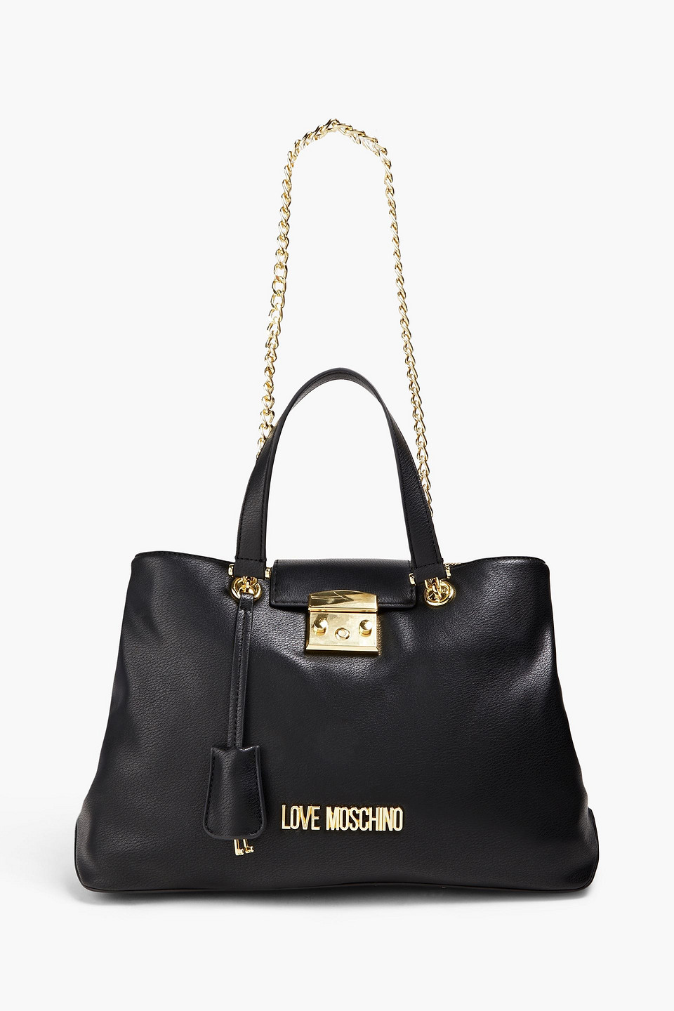 Love Moschino Tote Bag Aus Kunstleder In Black