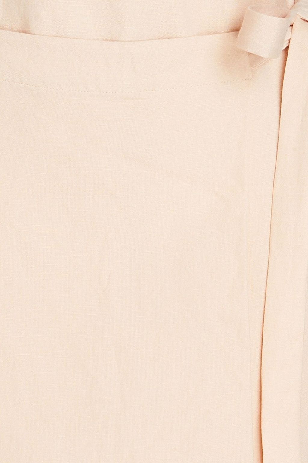 BONDI BORN Martinique layered linen-blend canvas mini dress