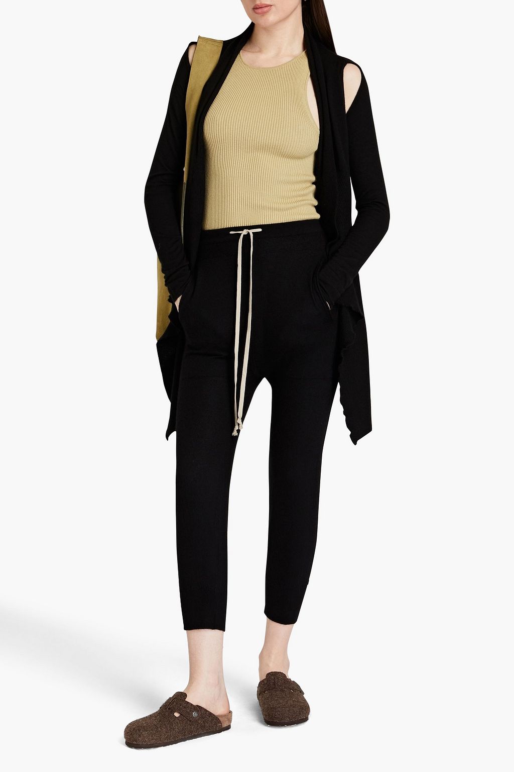 RICK OWENS Cashmere track pants