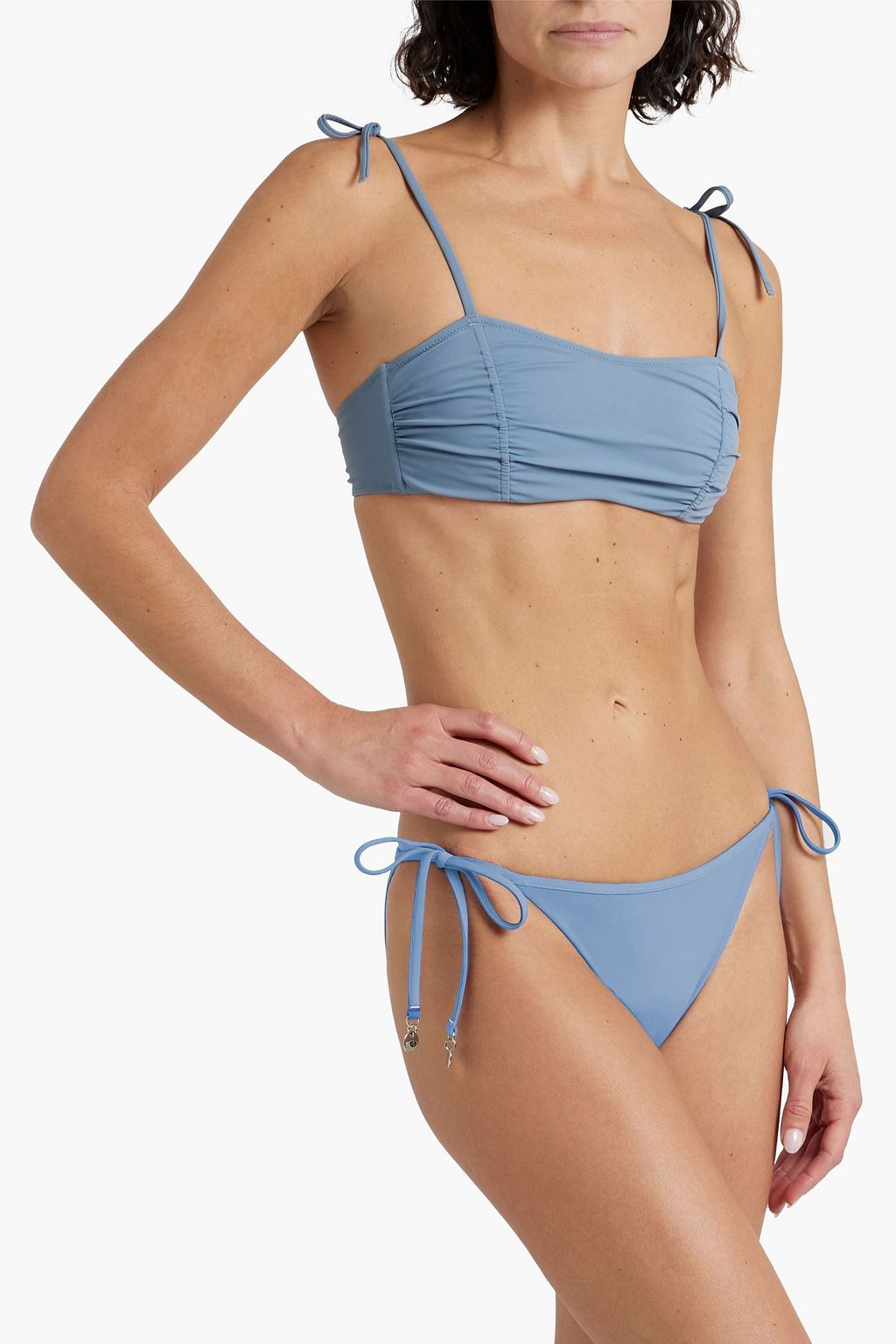 EVARAE Grace ruched bikini top