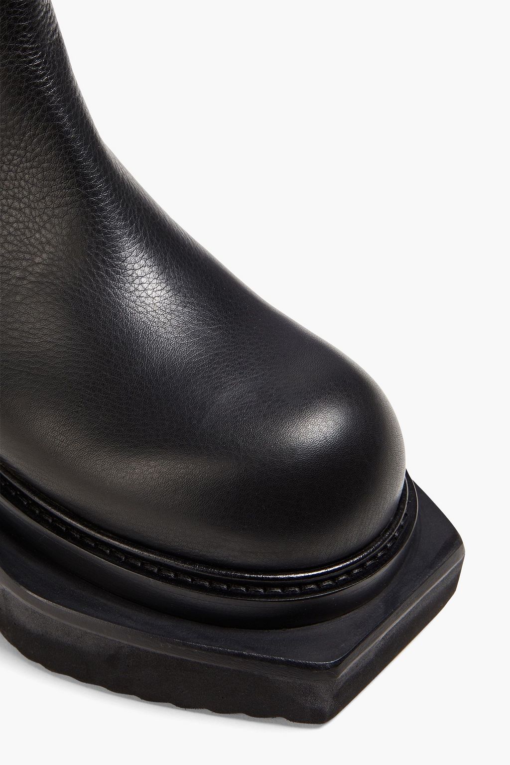 RICK OWENS Beatle Turbo leather Chelsea boots