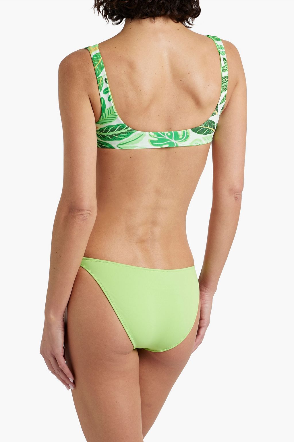 SOLID & STRIPED The Elle reversible printed bikini top