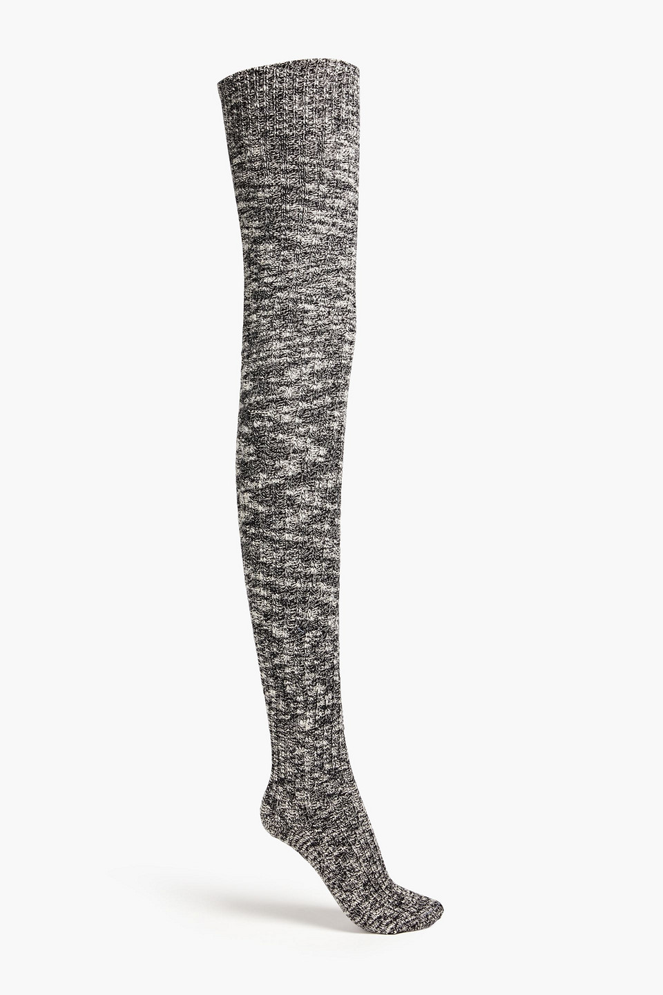 Mélange cotton-blend socks