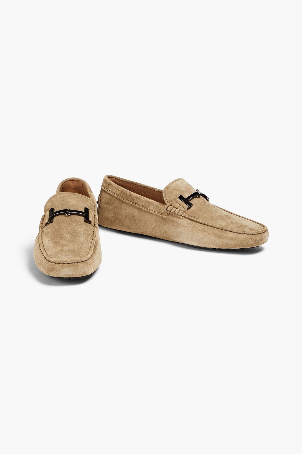 TOD'S Double T suede driving shoes