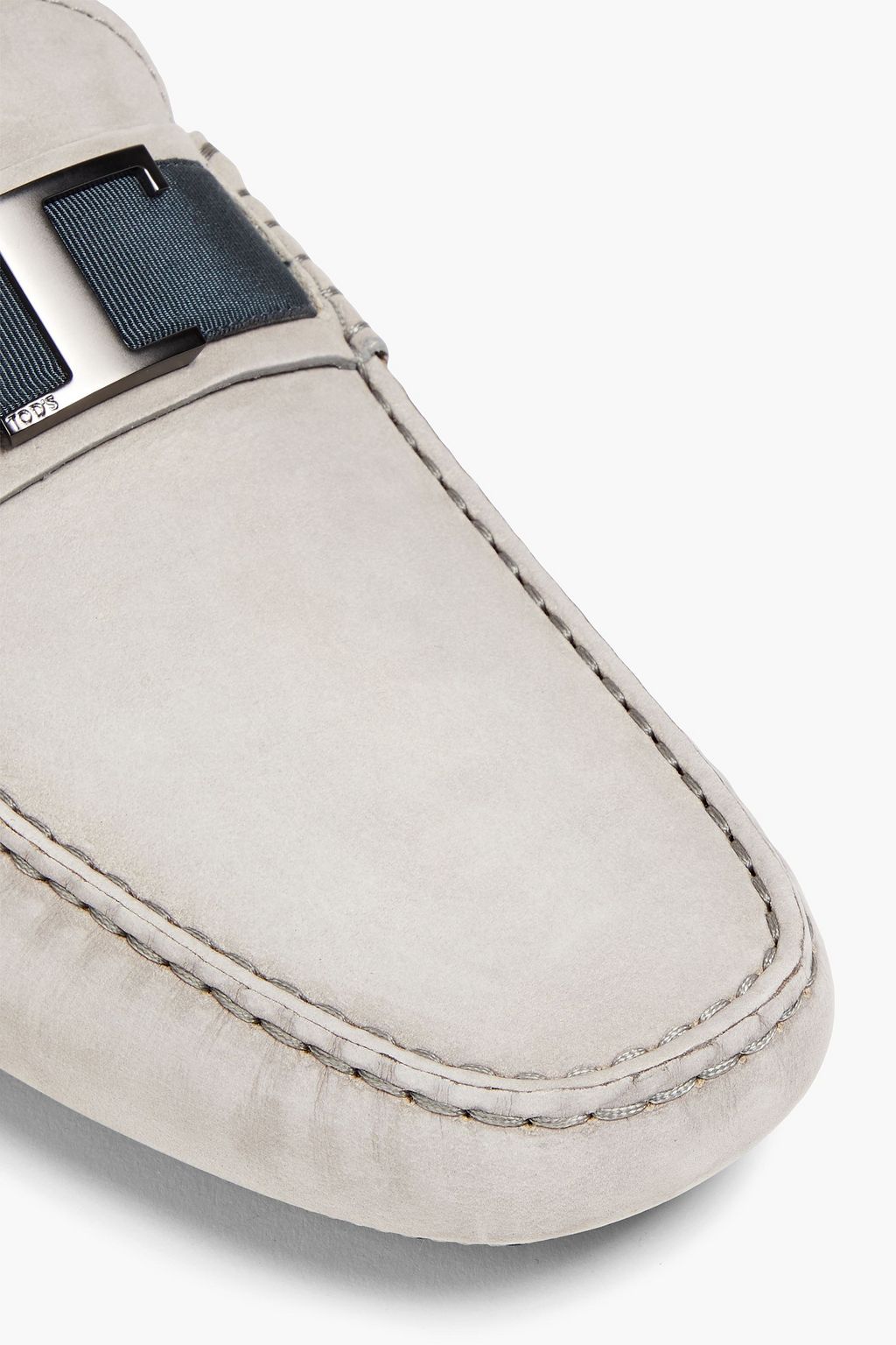 TOD'S T Timeless Gommino Drivers aus brüniertem Leder