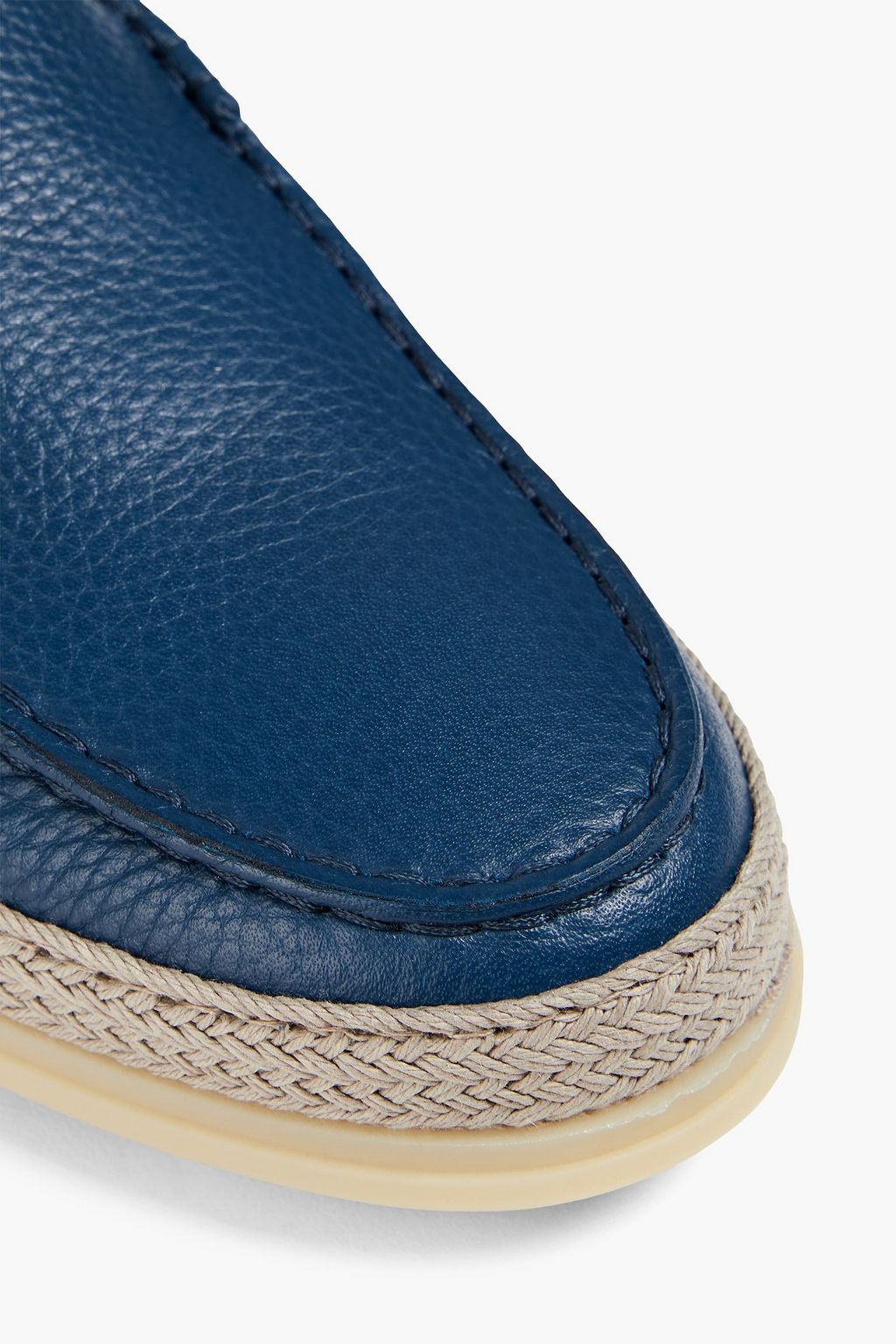 TOD'S Pebbled-leather loafers
