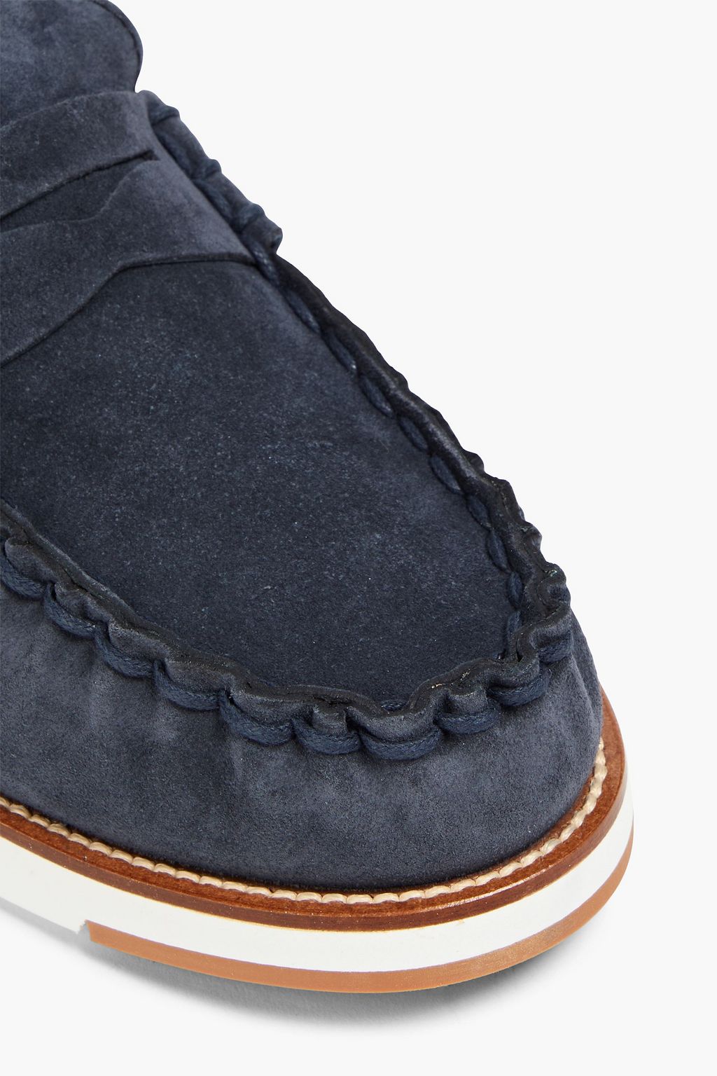 TOD'S حذاء لوفر من الجلد السويدي