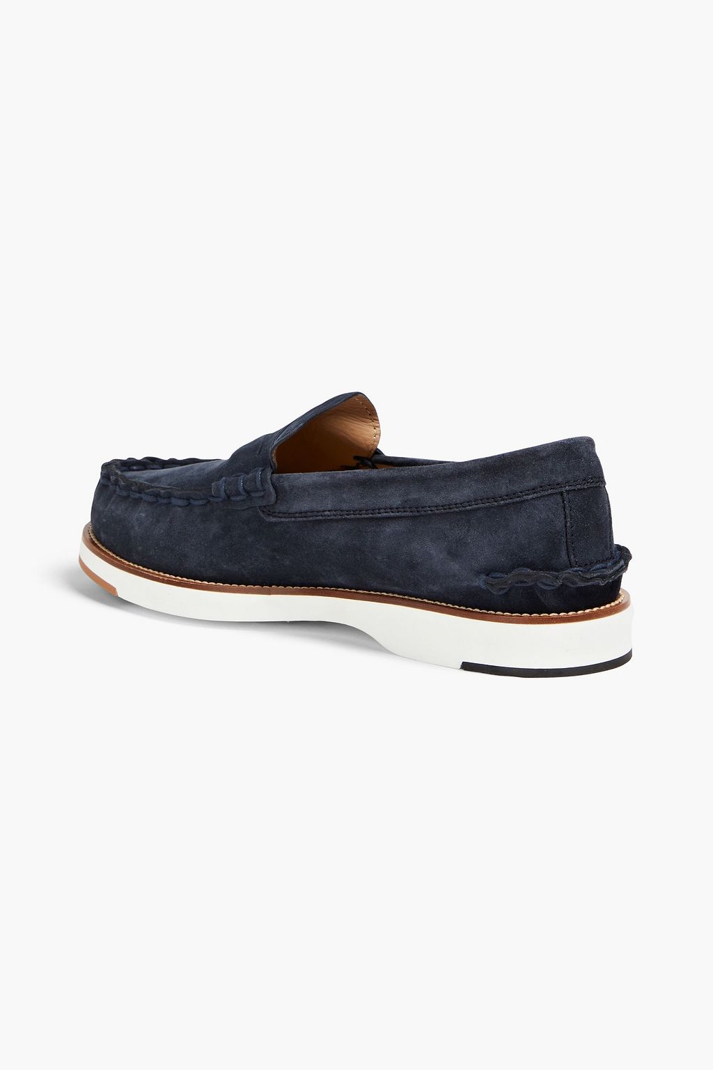 TOD'S حذاء لوفر من الجلد السويدي