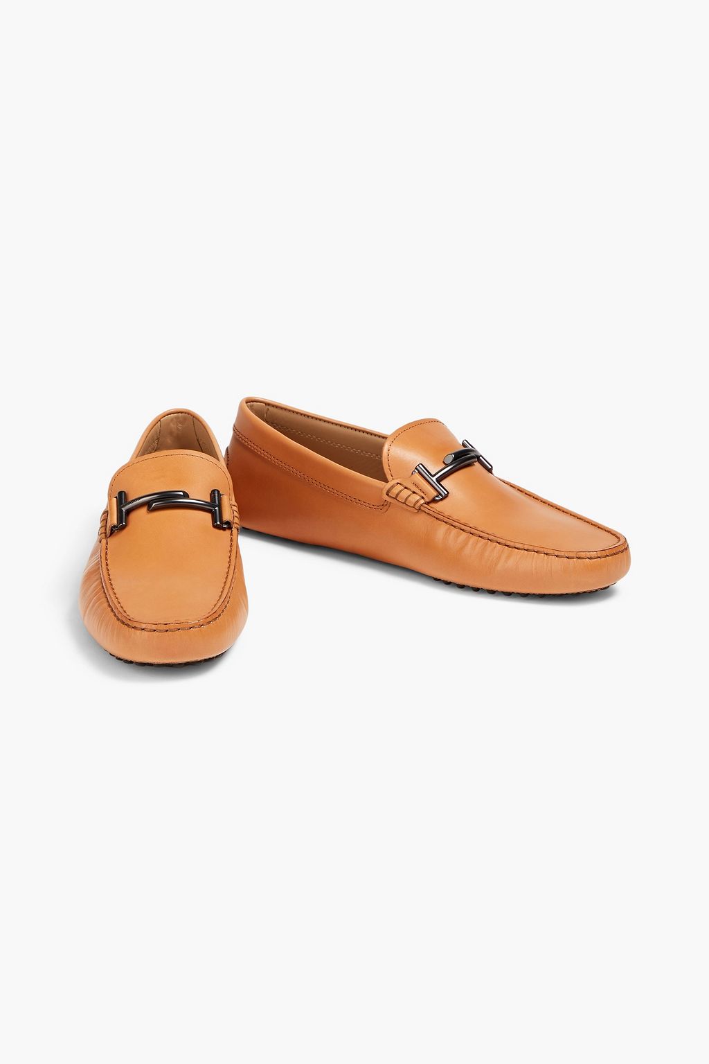 TOD'S Double T leather driving shoes