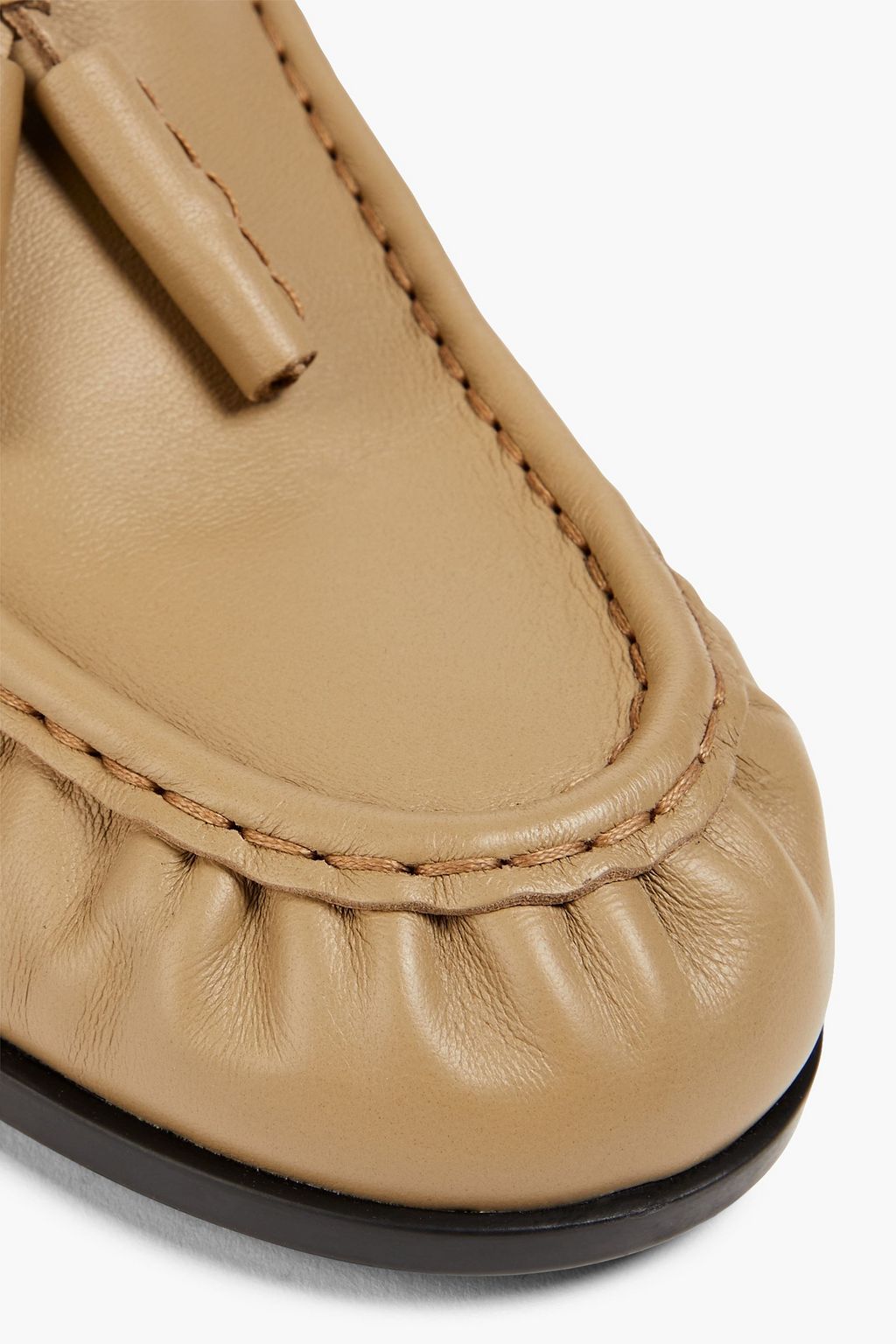 TOD'S Tassel-embellished leather loafers