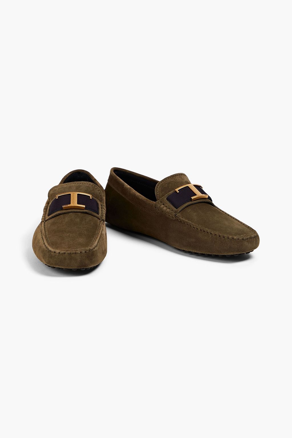 TOD'S T Timeless Gommino suede driving shoes
