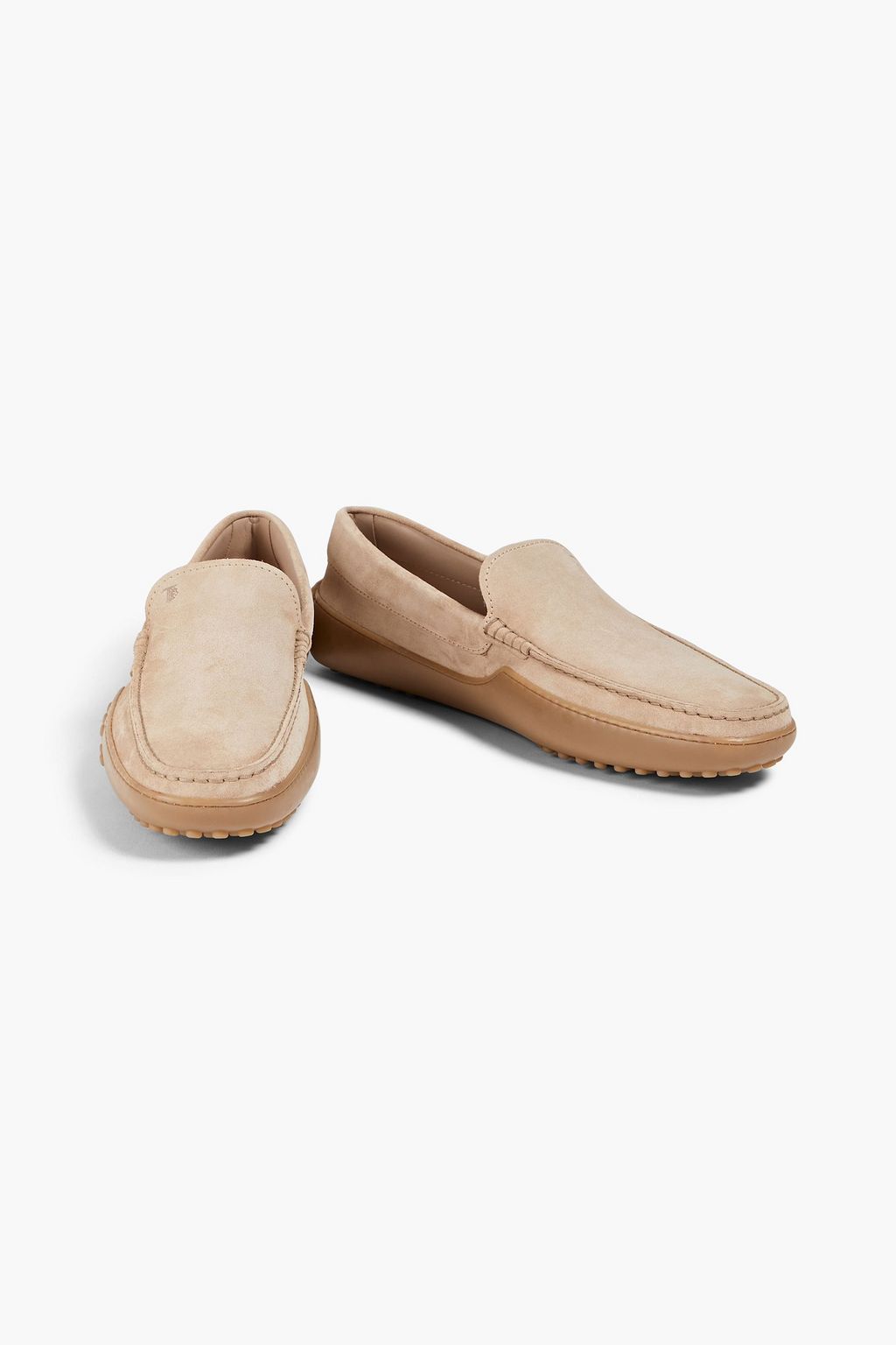 TOD'S حذاء قيادة مصنوع من جلد السويد