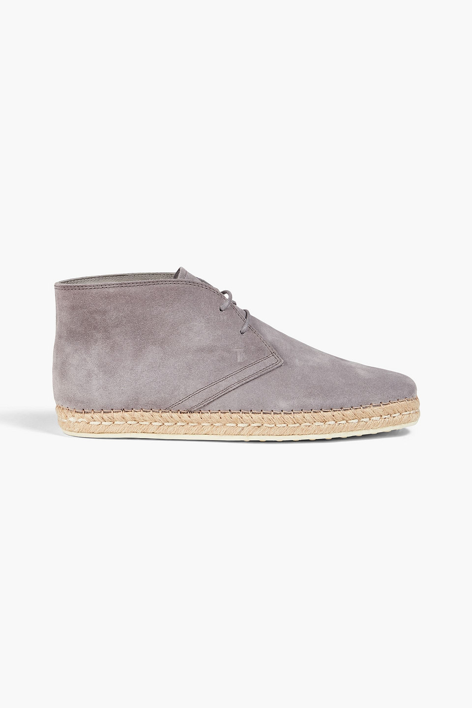 Tod's Desert Boots Aus Veloursleder In Grey