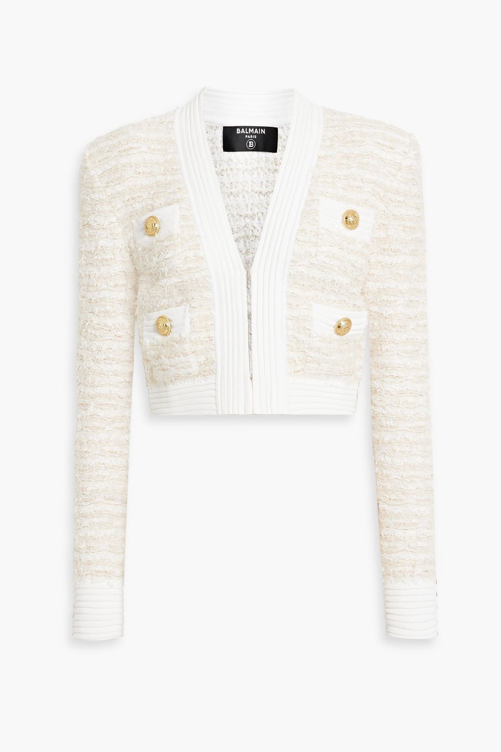 Balmain embellished jacket sale
