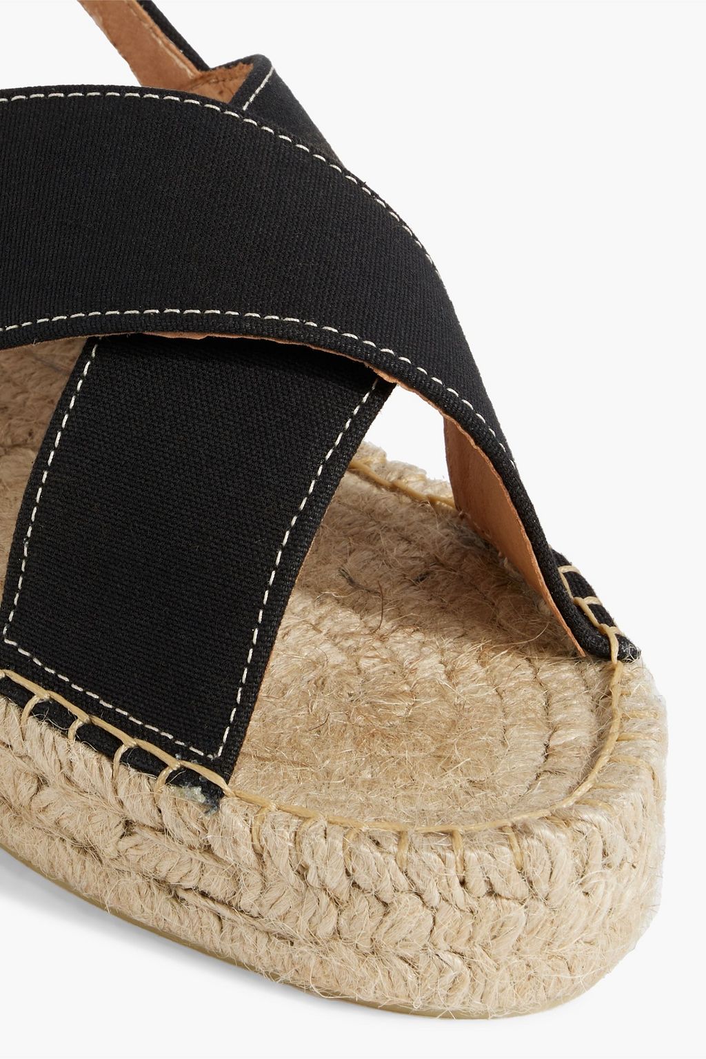 LAST STUDIO Sada canvas espadrille slingback sandals