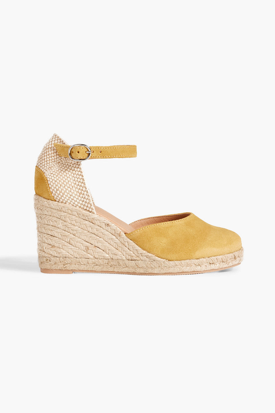 Leila suede wedge espadrilles