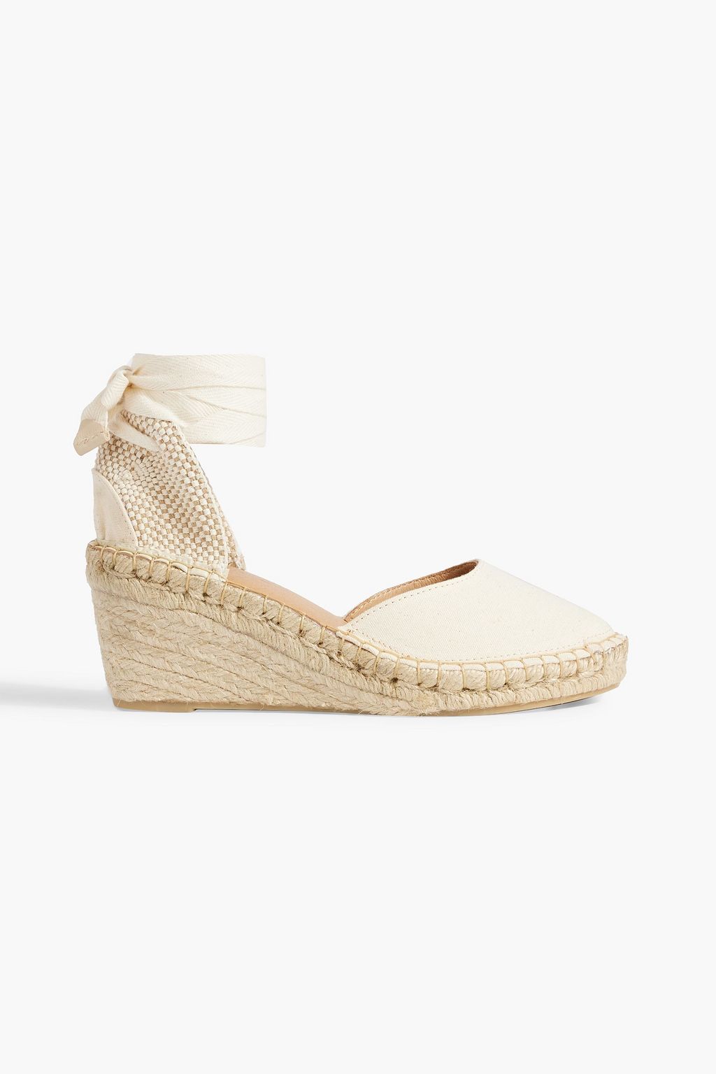 LAST STUDIO Leona canvas wedge espadrilles | THE OUTNET