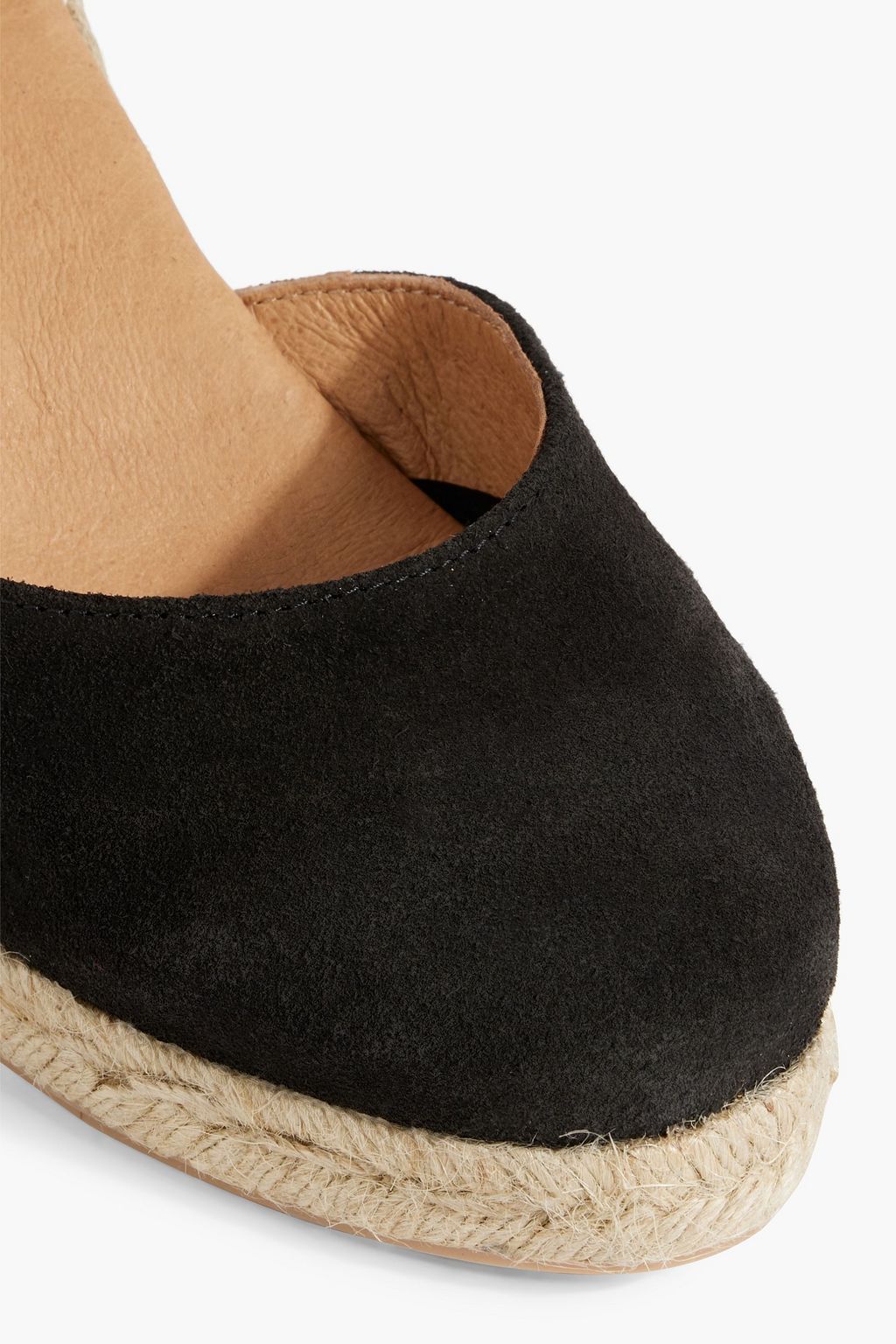 LAST STUDIO Leila suede wedge espadrilles