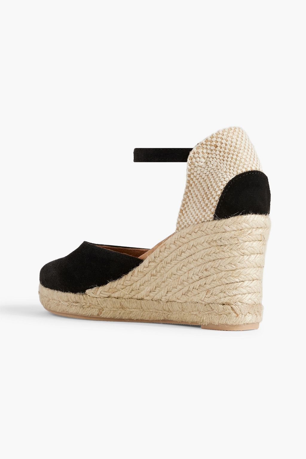 LAST STUDIO Leila suede wedge espadrilles