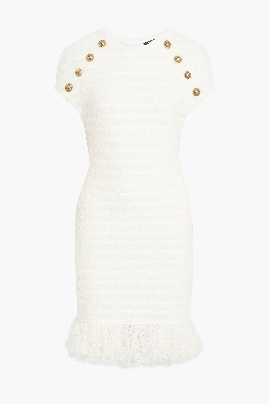 Balmain white dress discount